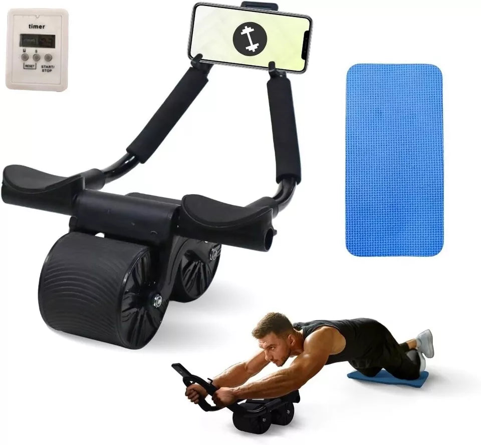 Automatic Rebound Ab Roller | Elbow Support Abdominal Wheel