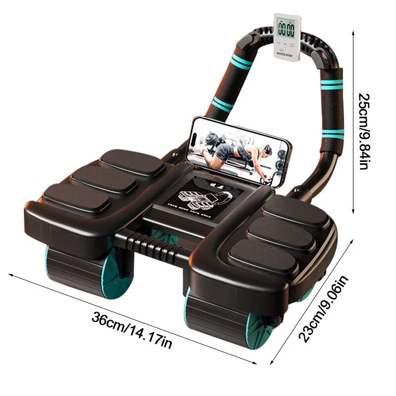 Healthy Belly 6-Elbow Ab Roller | Abdominal Fitness Wheel