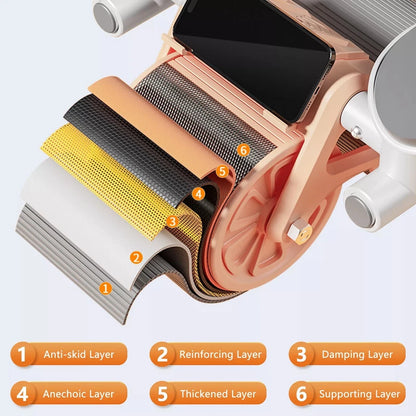 Automatic Rebound Ab Roller | Elbow Support Abdominal Wheel