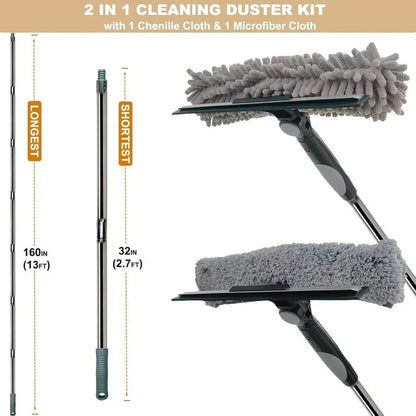 4.5m Telescopic Window Cleaner | Extendable Glass Cleaning Squeegee