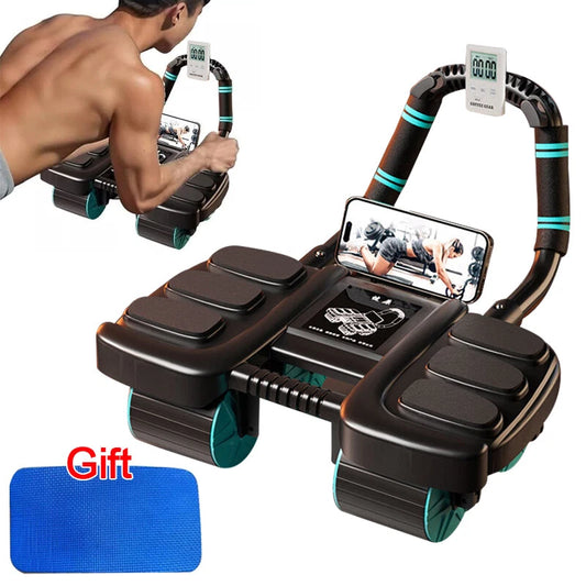 Healthy Belly 6-Elbow Ab Roller | Abdominal Fitness Wheel
